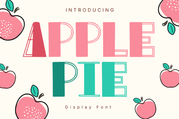 Apple Pie: A Whimsical and Clean Display Font for Web Design
