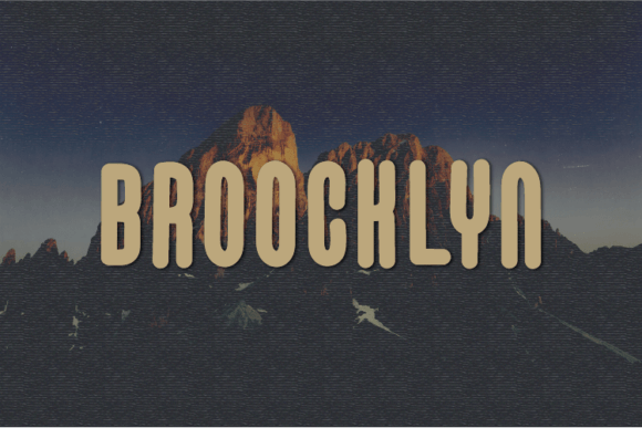 Broocklyn: A Whimsical Display Font for Your Brand