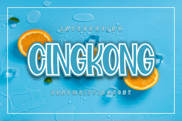 Cingkong: A Whimsical Display Font for Editorial Design