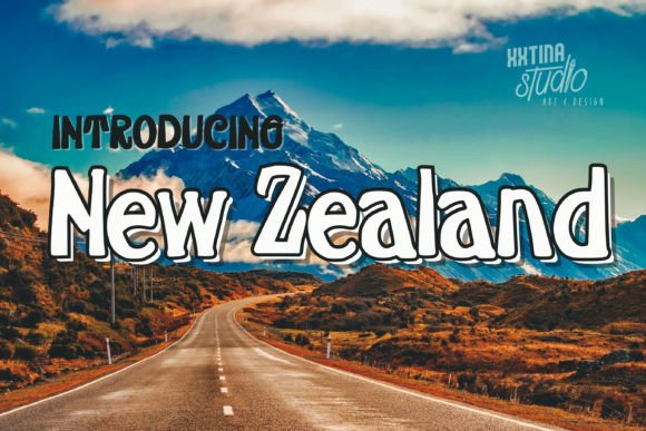 Discover the Charm of New Zealand: A Versatile Display Font