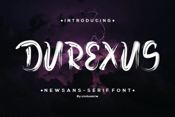 Durexus: A Cool and Powerful Display Font for Editorial Design
