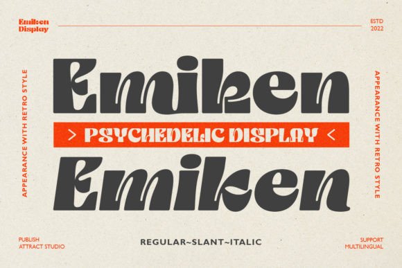 Emiken: A Fresh, Contemporary Display Font for Web Design