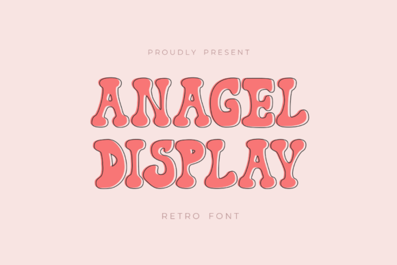 Enhance Your Brand with Anagel: A Retro Groovy Display Font