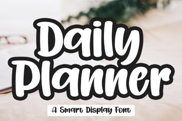 Enhance Your Brand with Daily Planner Display Font