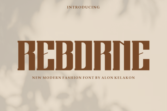 Enhance Your Brand with Reborne: A Modern Display Font