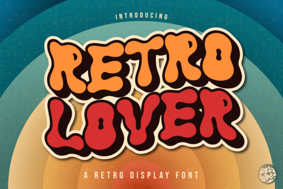 Enhance Your Brand with Retro Lover: A Charming Display Font