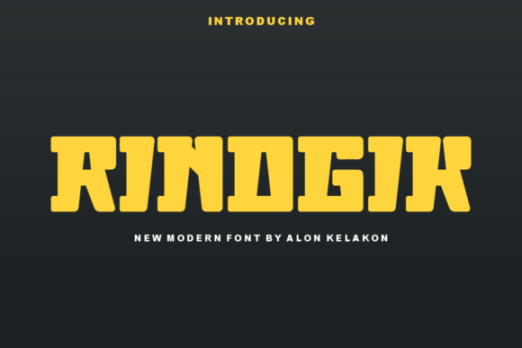 Enhance Your Brand with Rinogik: A Bold Display Font