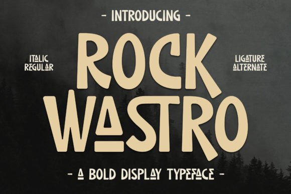 Enhance Your Campaigns with Rock Wastro Font
