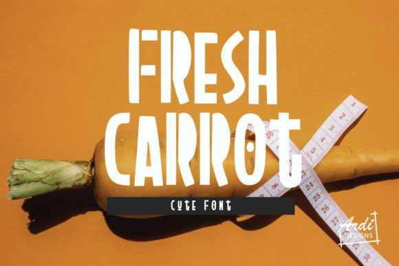 Fresh Carrot: A Unique and Quirky Display Font