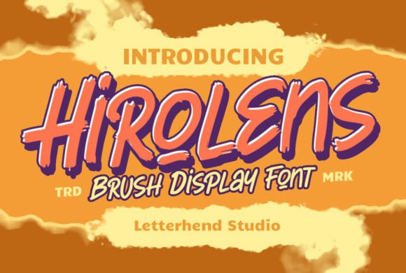 Hirolens: A Playful Display Font for Creative Design