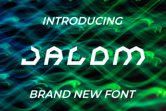 Jalom: Elevate Your Brand with This Cool Display Font