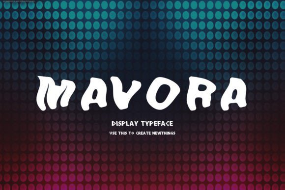 Mavora: The Modern Display Font for Editorial Design