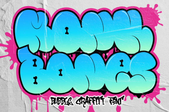 Monk Bones: A Graffiti-Style Font for Bold Branding