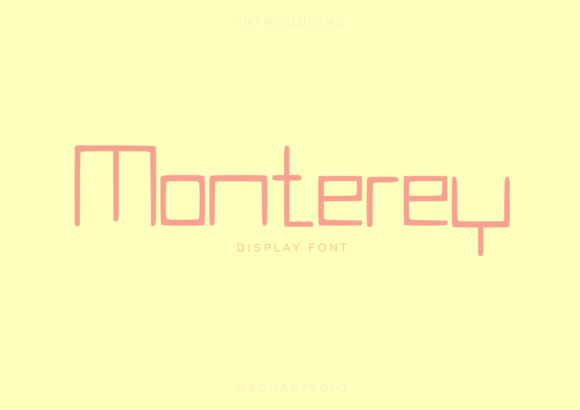 Monterey: A Modern Display Font for Standout Campaigns
