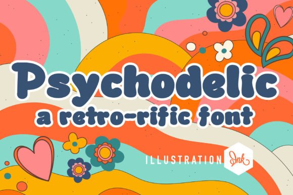 Psychodelic: A Fun, Groovy Font for Creative Projects