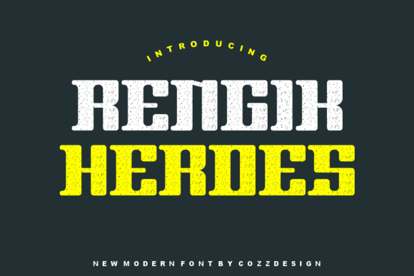 Rengik Heroes: Elevate Your Web Design with a Modern Display Font