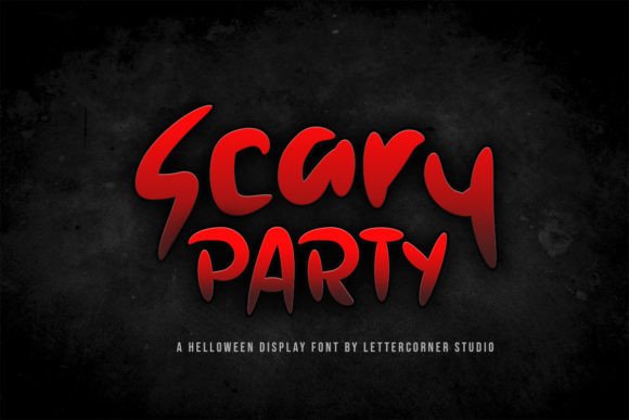 Scary Party Font: A Unique Display for Your Brand
