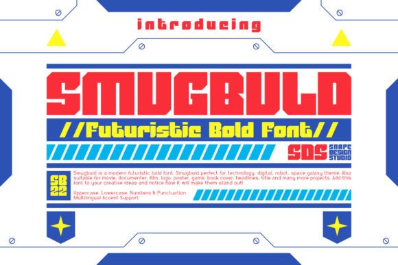 Smugbuld: A Bold and Futuristic Font for Creative Makers