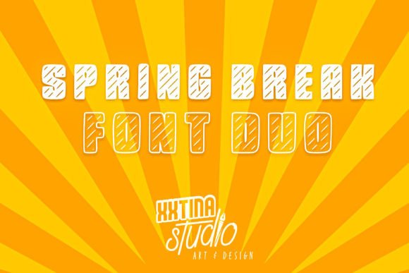 Spring Break: A Fun and Whimsical Display Font for Crafters