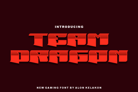 Team Dragon: A Fun and Unique Display Font for Creative Campaigns