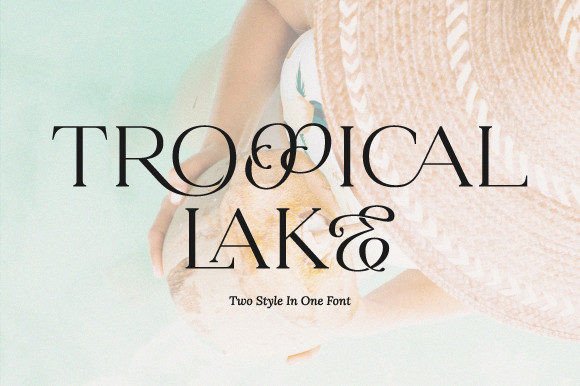 Tropical Lake: A Versatile Display Font for Creative Web Design
