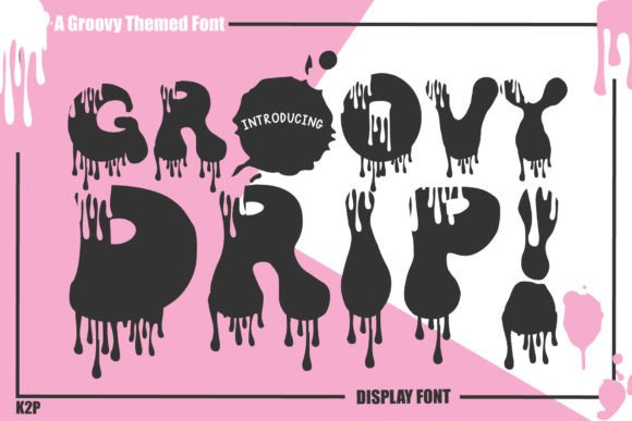 Unlock Creativity with Groovy Drip: A Fun and Retro Display Font