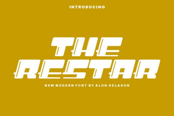 Unlock Creativity with The Restar: A Bold Display Font