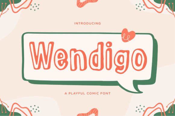 Wendigo: A Playful Comic Font for Creative Makers