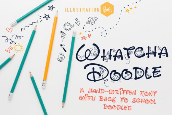 Whatcha Doodle: A Youthful Handwritten Display Font
