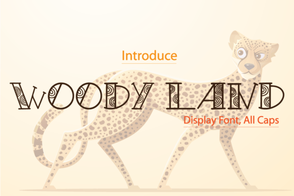Woody Land: A Charming Display Font for Creative Branding